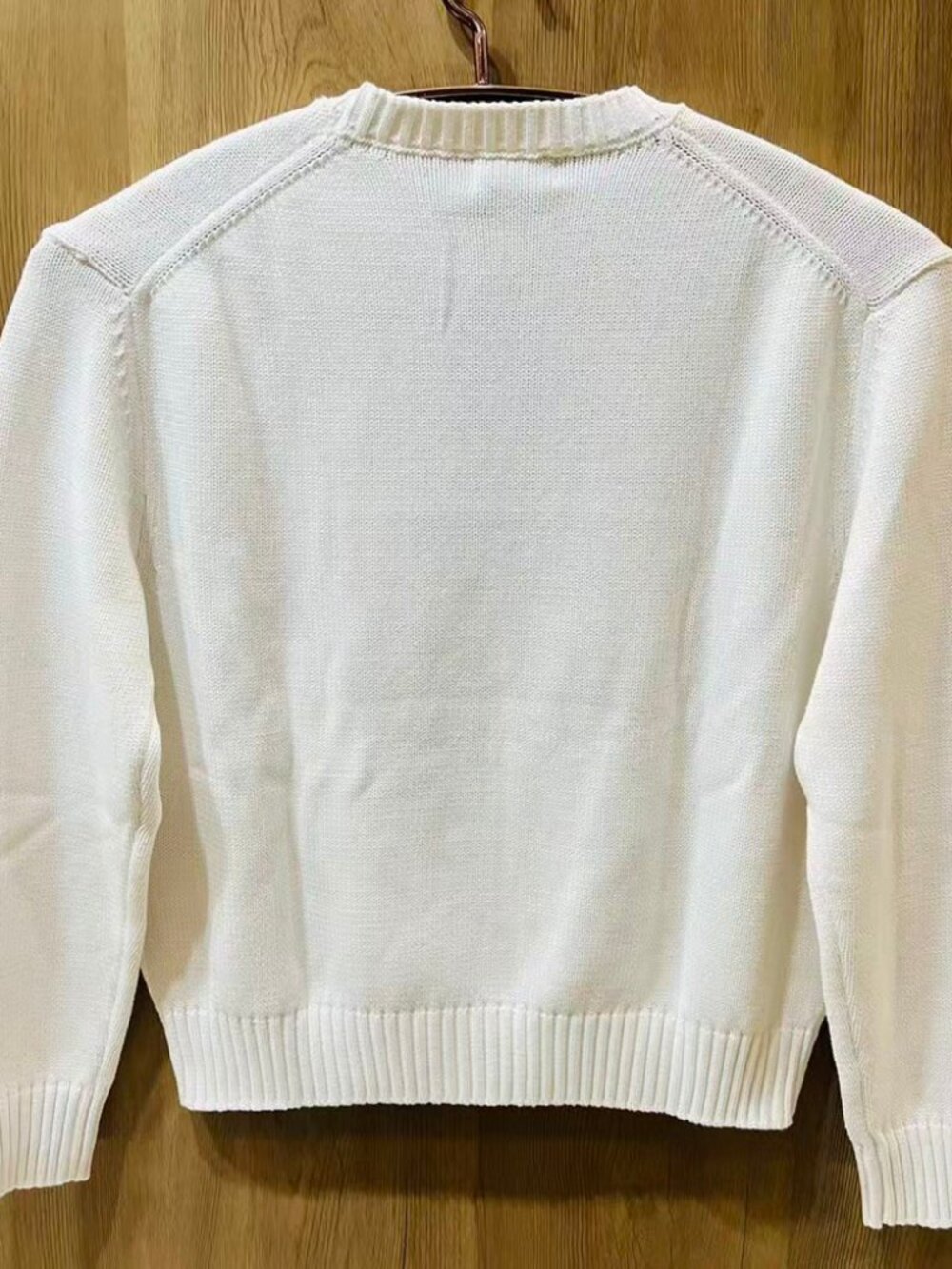 Ralph Lauren White Vacation Bear Sweater M NWT - Picture 5 of 7